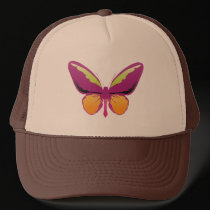 Mauve Butterfly hats