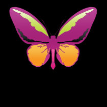 Mauve butterfly t-shirts by webunicorn Mauve butterfly t-shirts