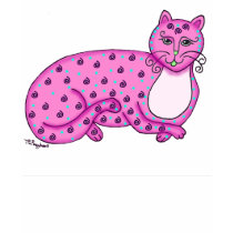 Mauve Cat Shirt by Tinibaybeez Mauve Cat Shirt