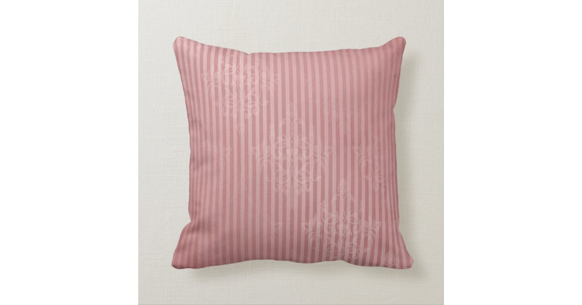 Mauve Color Luxurious Pattern Throw Pillow Zazzle