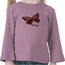 Mauve Flutterby t-shirts by KrispysKingdom Mauve Flutterby t-shirts