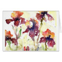 mauve irises cards