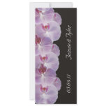 Mauve Orchid Wedding Invitation
