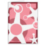 mauve retro jax. greeting card