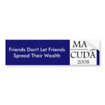 MAV-CUDA, Friends Don't Let Friend... - Customized bumper stickers