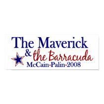 Maverick and Barracuda (McCain Palin 2008) posters