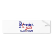 maverick and Palin  Bumper Sticker