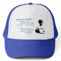 Maverick Funny Sarah Palin Retro Style Hat by SideSplitters Maverick Funny Sarah Palin Retro Style Hat