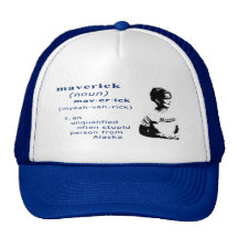 Maverick Funny Sarah Palin Retro Style Hat