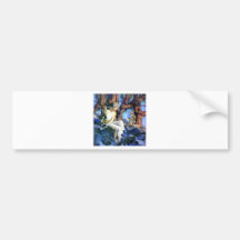 Maxfield Parrish's Fair Princess and the Gnomes Bumper Stickers