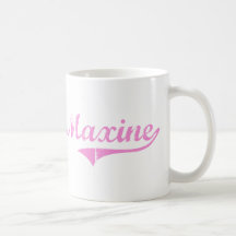 Maxine Classic Style Name Mugs