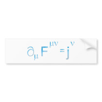 Maxwell equation equation bumper sticker