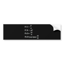 maxwell physics equation bumper stickers