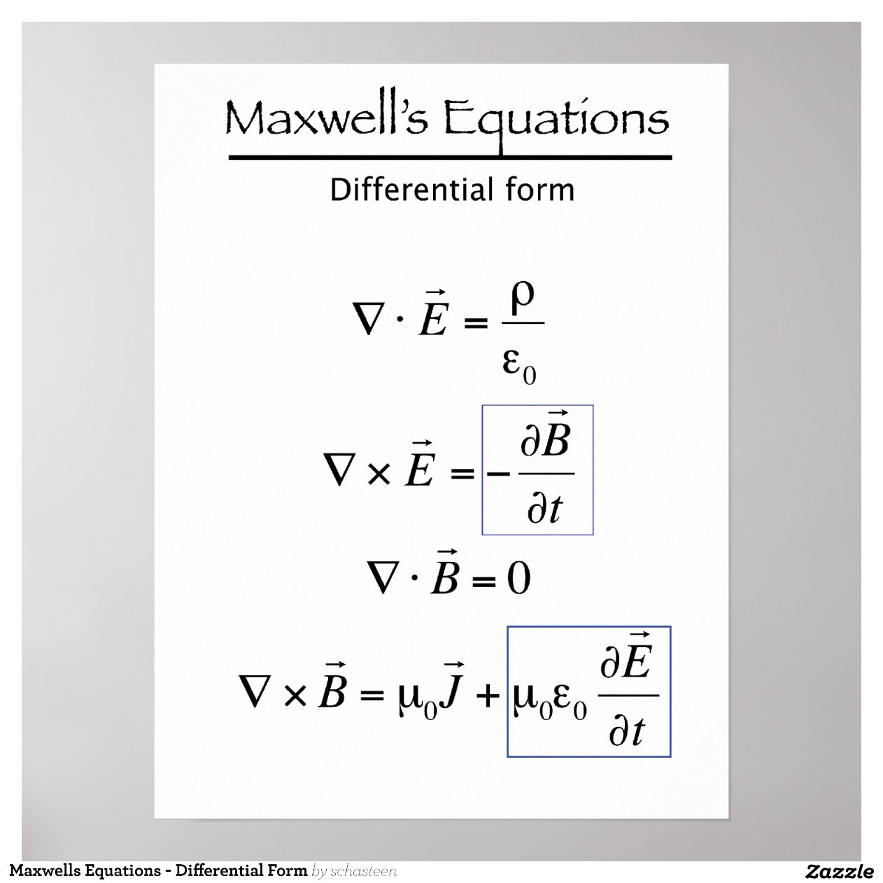 Maxwells_equations_differential_form_poster ...