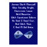 Maxwell's Equations Poster