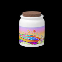 Maxxed Pop Art MARTINI CANDY or SNACK JAR candy jars