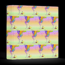 Maxxed Pop Art MARTINI COCKTAIL RECIPE BINDER binders