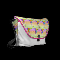 Maxxed POP ART MARTINI MESSENGER BAG messenger bags