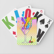 Maxxed Pop Art MARTINI PLAYING CARDS playing cards