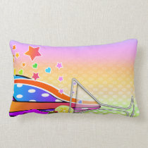 Maxxed Pop Art MARTINI Reversible LUMBAR PILLOW pillows