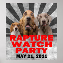 May 21, 2011 Rapture Watch Party Poster