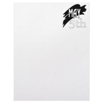 May 5th letterhead design