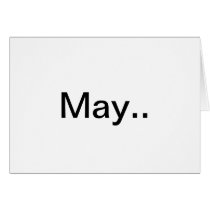 "May" a wedding blessing poem Card