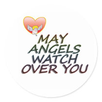 MAY ANGLES WATCH OVER YOU STICKERS
