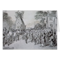 May Day at Bowdon, Cheshire Greeting Card