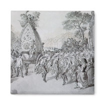 May Day at Bowdon, Cheshire Refrigerator Magnets