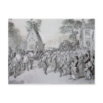 May Day at Bowdon, Cheshire Post Card
