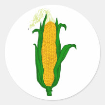 May ear of corn corn cob sticker