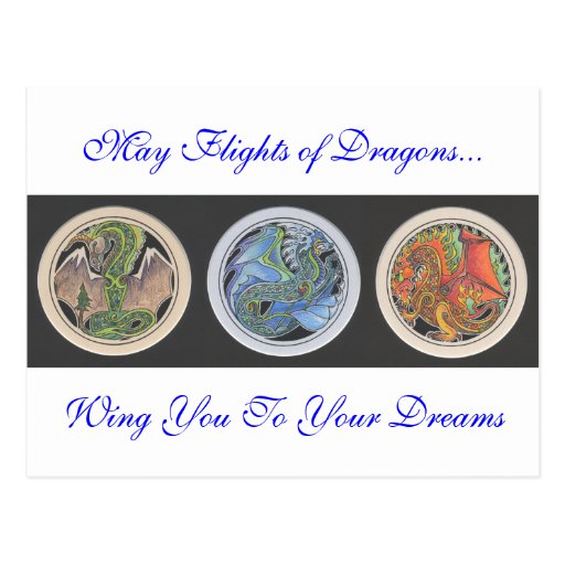 May Flights of Dragons... Postcard