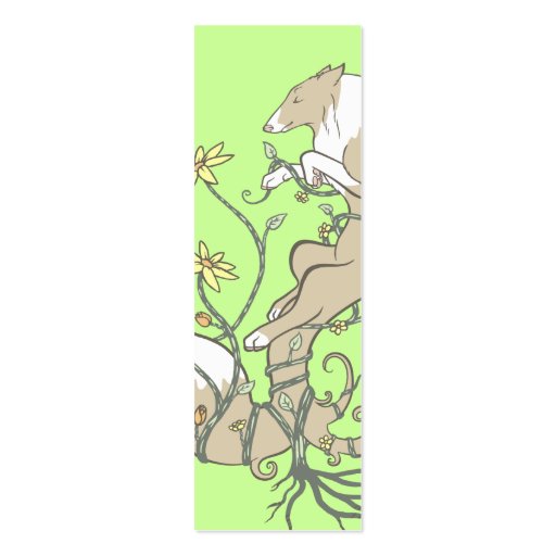 May Flowers Bookmark Business Card