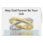 May God Forever Be Your Link Greeting Cards