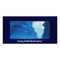 "may God heal you." photo cards