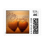 May heart wedding postage
