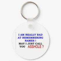 May I call you asshole keychains by ALMOUNT May I call you asshole keychains