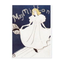 May Milton 1895 Henri de Toulouse-Lautrec Postcards