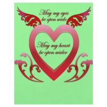 May My Heart Be Open Flyer