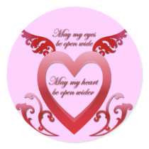 May My Heart Be Open stickers