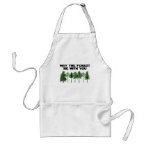 May The Forest Be WIth You Apron