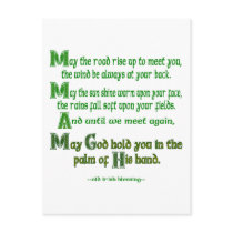 May the Road Rise To Meet You Postcards