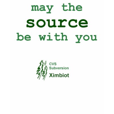 may the source be with you - crisp tshirt by ximbiot