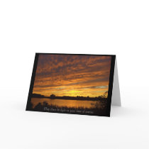 May there be light - condolences cards