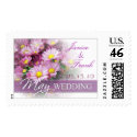 May Wedding Bride & Groom Custom Postage Stamp