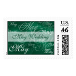 May Wedding Emerald Stamps