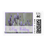 May Wedding lavender flowers Postage Stamp