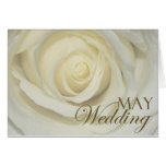 May Wedding Rose Cards