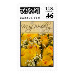 May Wedding Yellow Rose Stamp